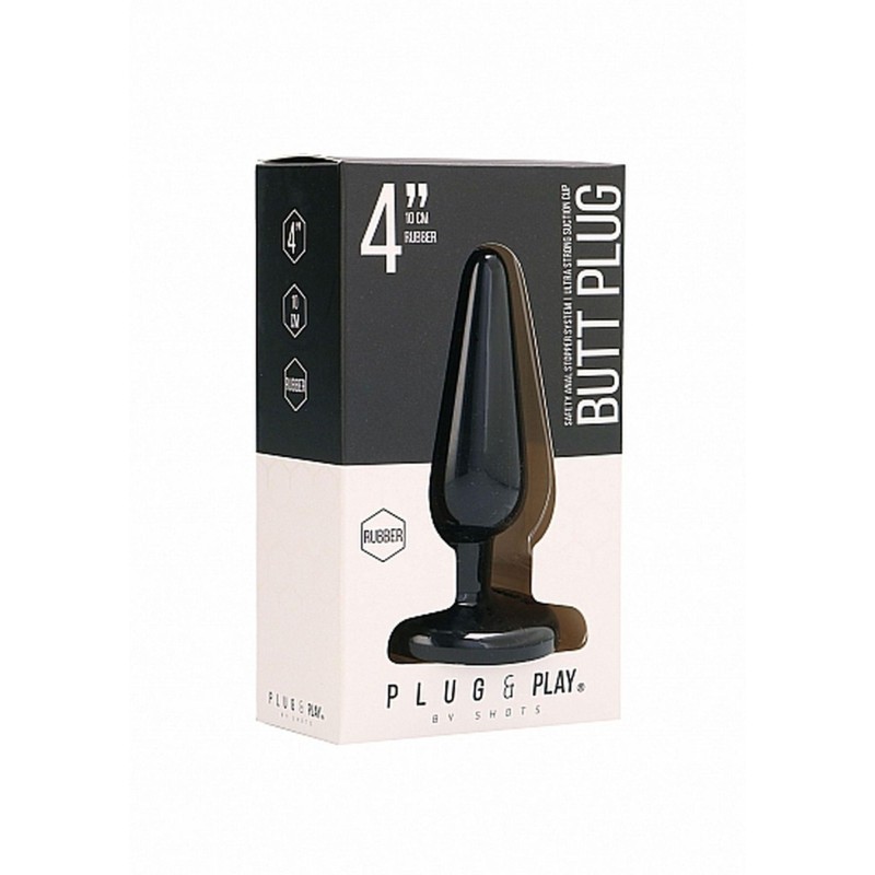 Butt Plug - Basic - 4 Inch - Black